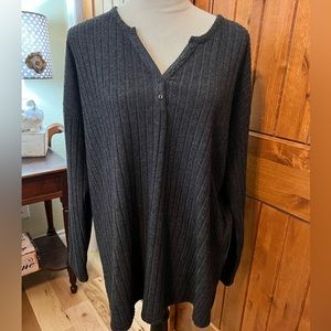 Dark Grey Long Sleeve Tunic